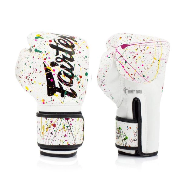 Fairtex BGV14PT Painter Boxing Gloves White