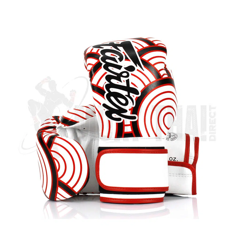 Fairtex BGV14WR Red Wave Muay Thai Gloves | Muay Thai Direct