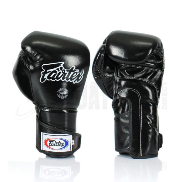 Fairtex BGV6 Stylish Angular Sparring Gloves Black