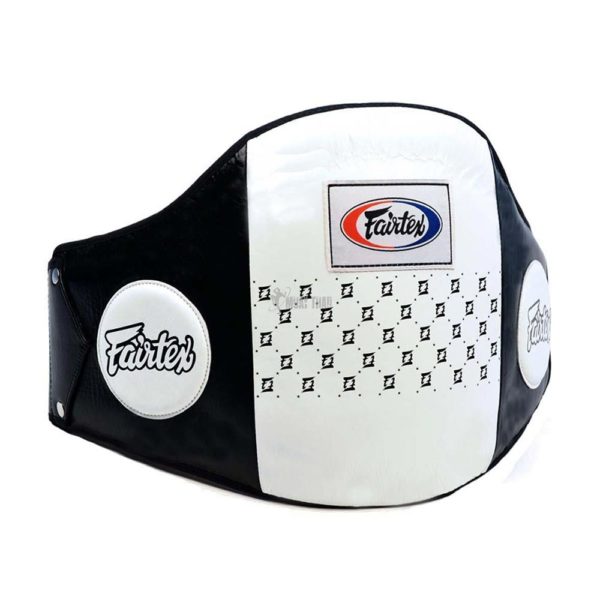 Fairtex BPV1 Standard Leather Belly Pad White