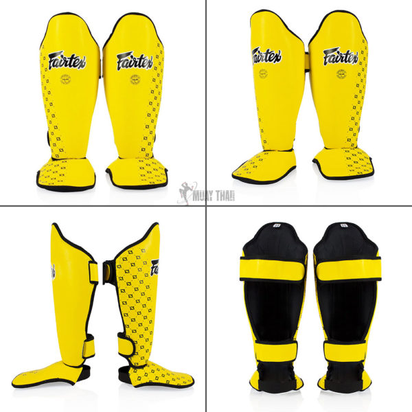 Fairtex SP5 Competition Shin Pads Yellow Color